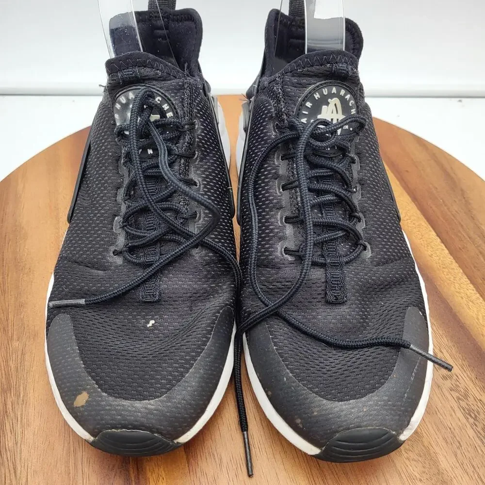 Nike Womens Air Huarache Run Running Shoes‎ Size 9.5 819151-008 Black Trainers